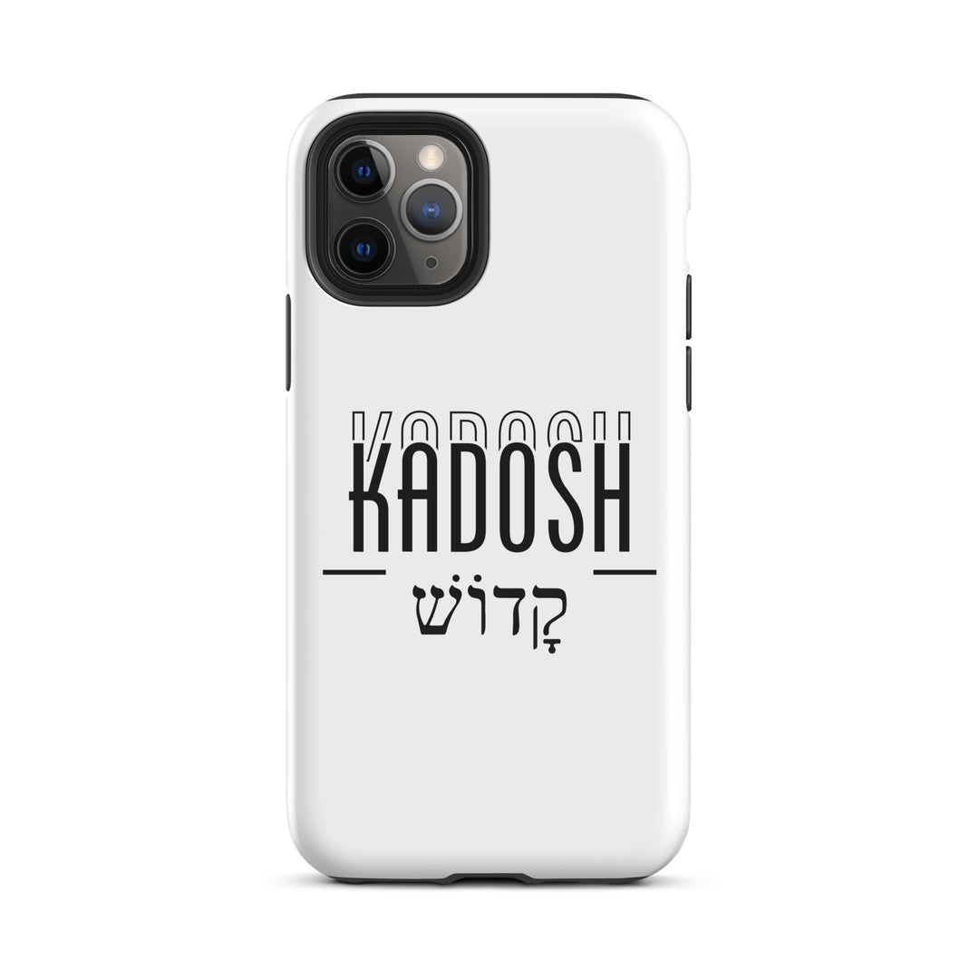 Christian Phone Case Kadosh Hebrew White for iPhone® iPhone® Phone Cases Glossy iPhone 11 Pro 