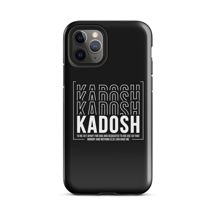 Christian Phone Case Kadosh Dedicated To His Use Black for iPhone® iPhone® Phone Cases Glossy iPhone 11 Pro 