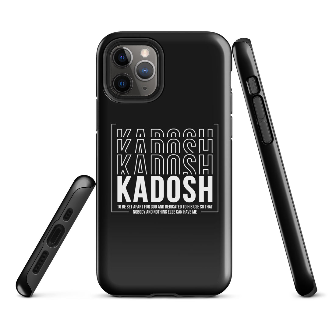 Christian Phone Case Kadosh Dedicated To His Use Black for iPhone® iPhone® Phone Cases   