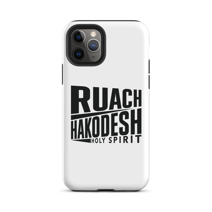 Christian Phone Case Ruach Hakodesh Holy Spirit White for iPhone® iPhone® Phone Cases Glossy iPhone 11 Pro 