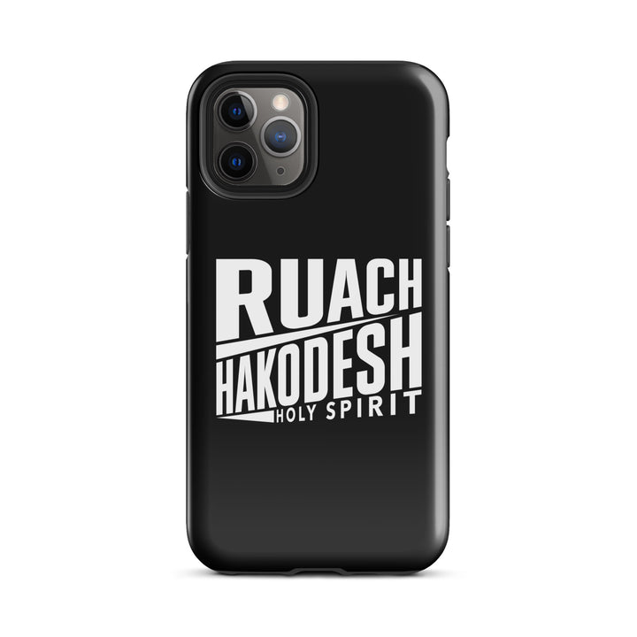 Christian Phone Case Ruach Hakodesh Holy Spirit Black for iPhone® iPhone® Phone Cases Glossy iPhone 11 Pro 