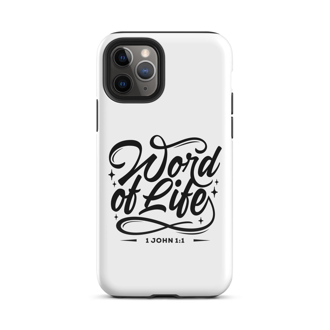 Christian Phone Case Word of Life White for iPhone® iPhone® Phone Cases Glossy iPhone 11 Pro 