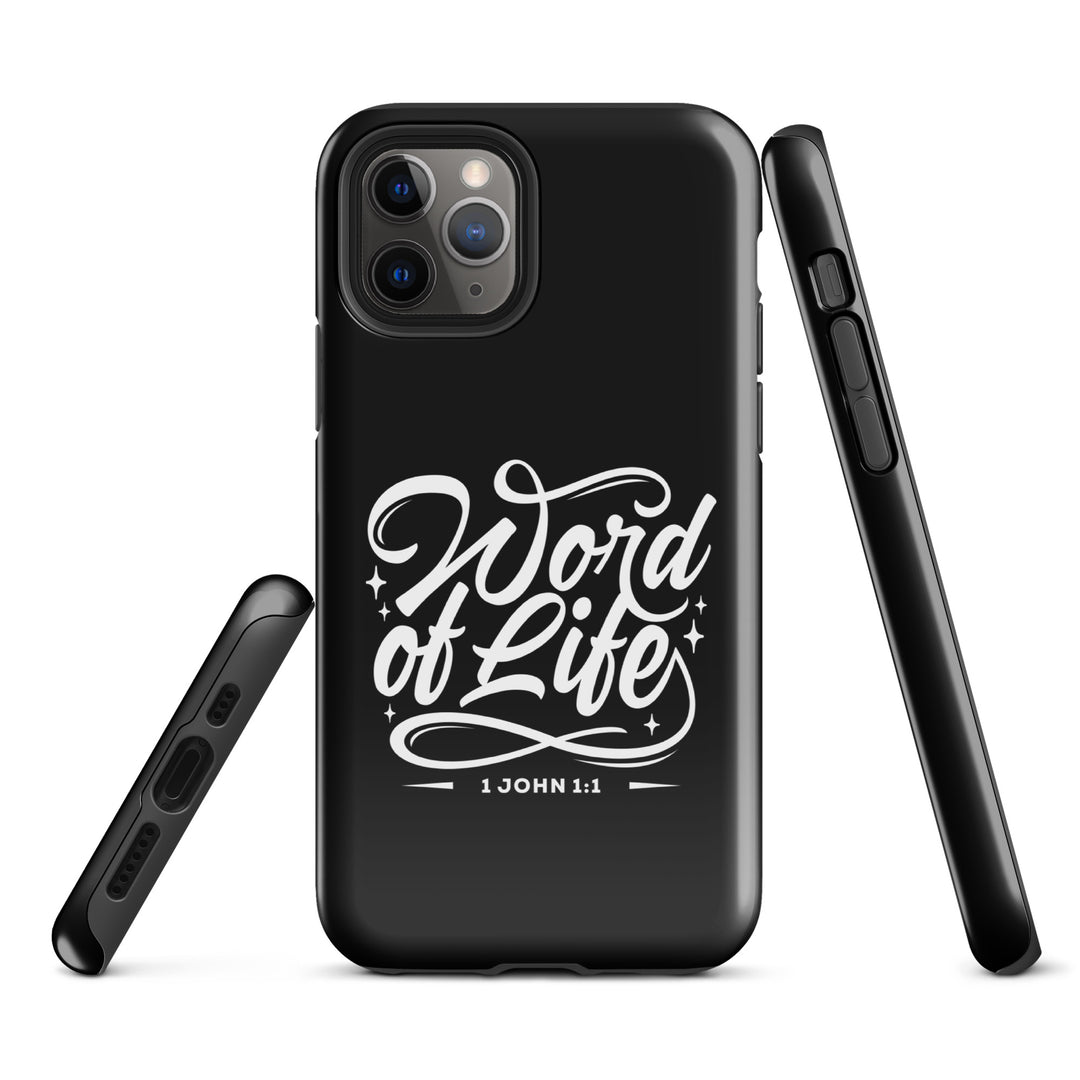 Christian Phone Case Word of Life Black for iPhone® iPhone® Phone Cases   