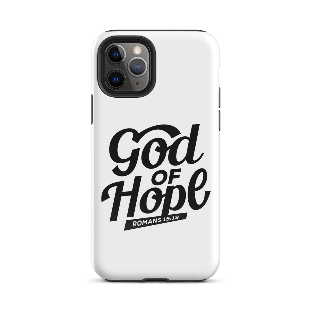 Christian Phone Case God of Hope White for iPhone® iPhone® Phone Cases Glossy iPhone 11 Pro 