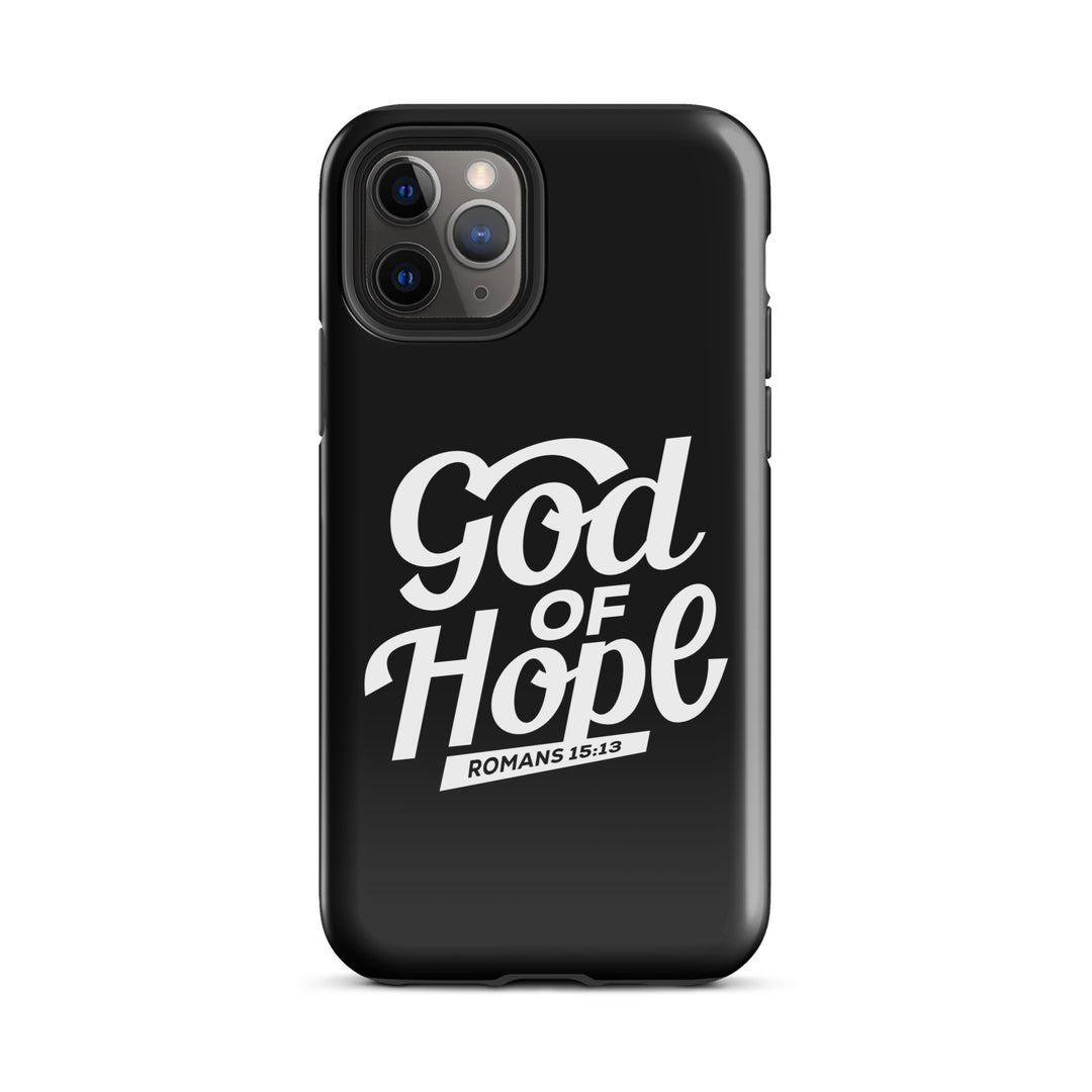 Christian Phone Case God of Hope Black for iPhone® iPhone® Phone Cases Glossy iPhone 11 Pro 