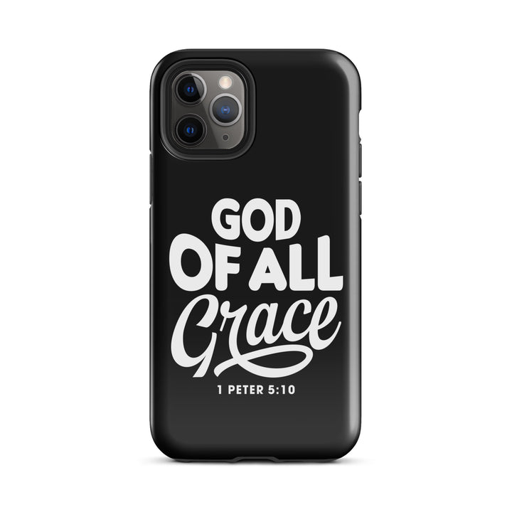 Christian Phone Case God of All Grace Black for iPhone® iPhone® Phone Cases Glossy iPhone 11 Pro 