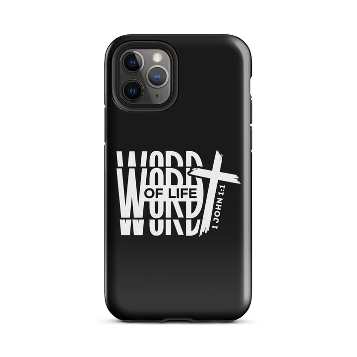 Christian Phone Case Word of Life Black for iPhone® iPhone® Phone Cases Glossy iPhone 11 Pro 