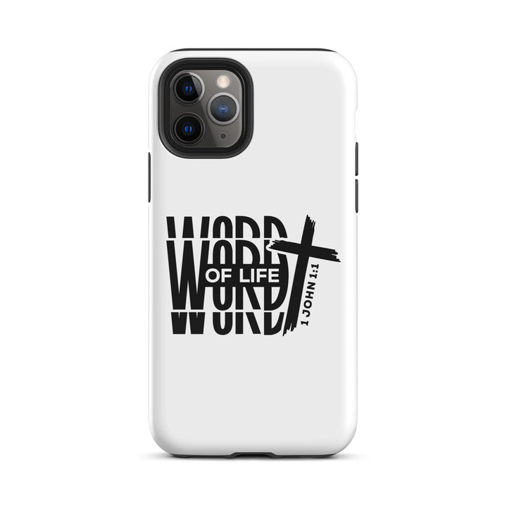 Christian Phone Case Word of Life White for iPhone® iPhone® Phone Cases Glossy iPhone 11 Pro 