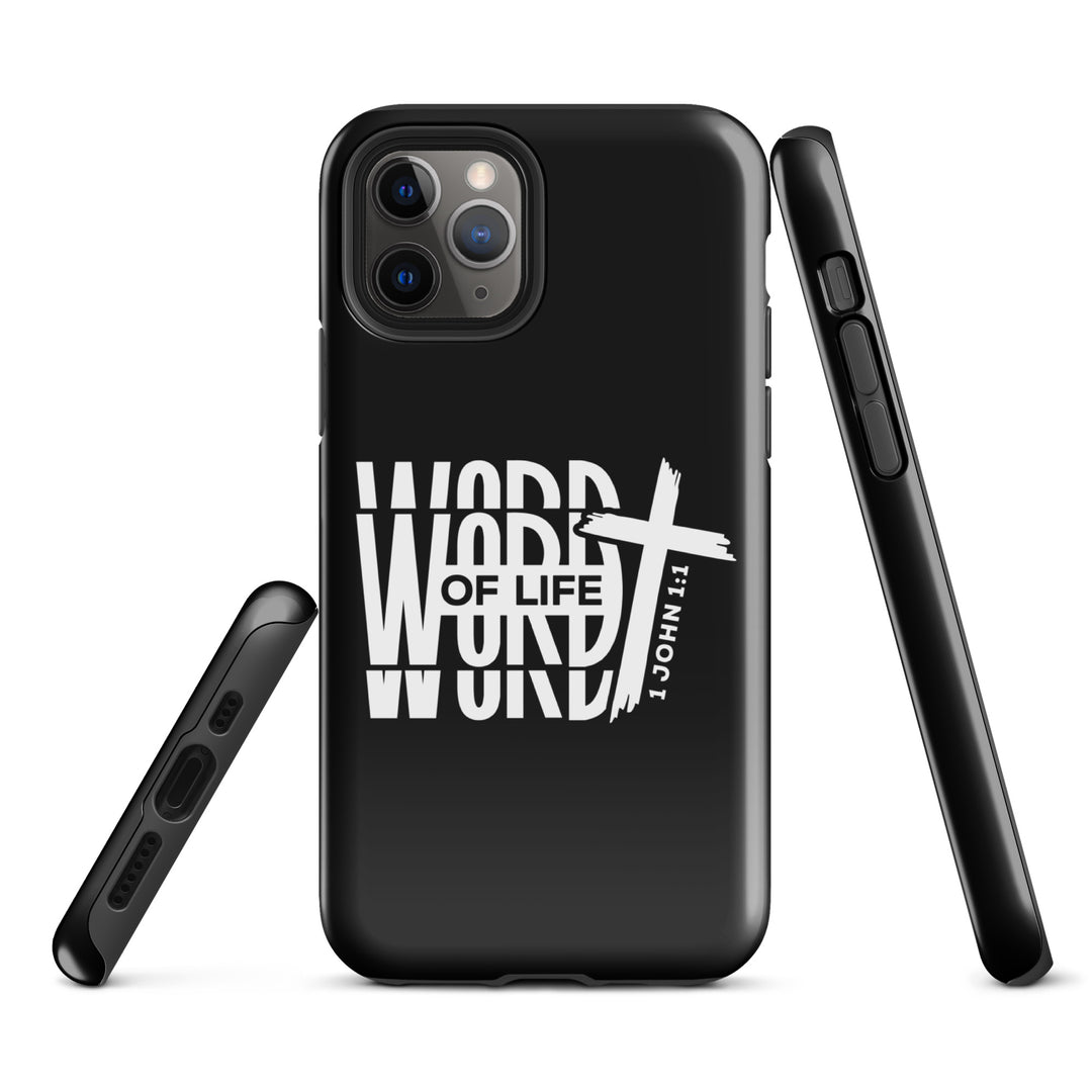 Christian Phone Case Word of Life Black for iPhone® iPhone® Phone Cases   