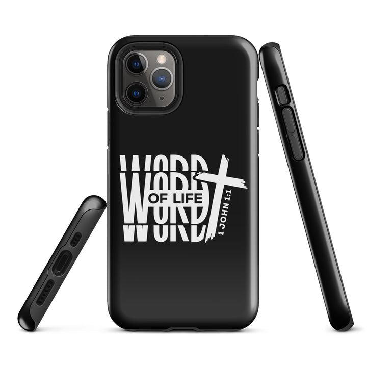 Christian Phone Case Word of Life Black for iPhone® iPhone® Phone Cases   