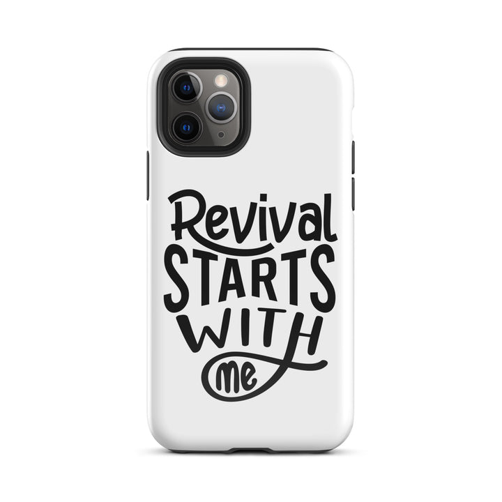 Christian Phone Case Revival Starts With Me White for iPhone® iPhone® Phone Cases Glossy iPhone 11 Pro 