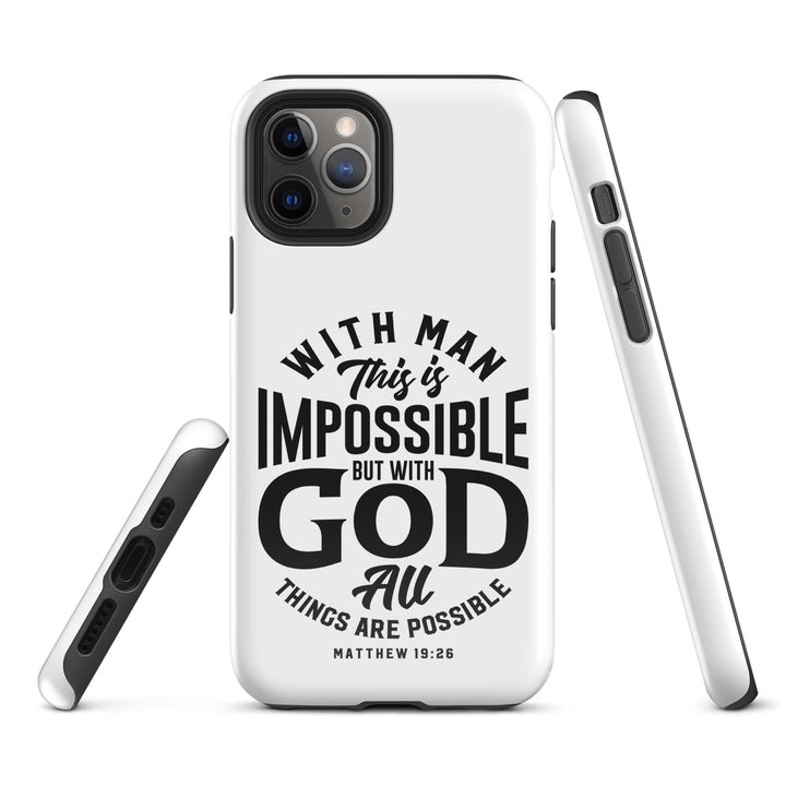 Christian Phone Case All Things Possible White for iPhone® iPhone® Phone Cases   