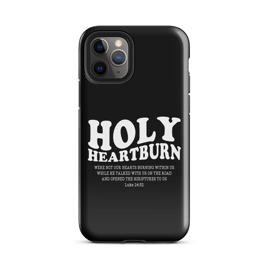 Christian Phone Case Holy Heartburn Black for iPhone® iPhone® Phone Cases Glossy iPhone 11 Pro 