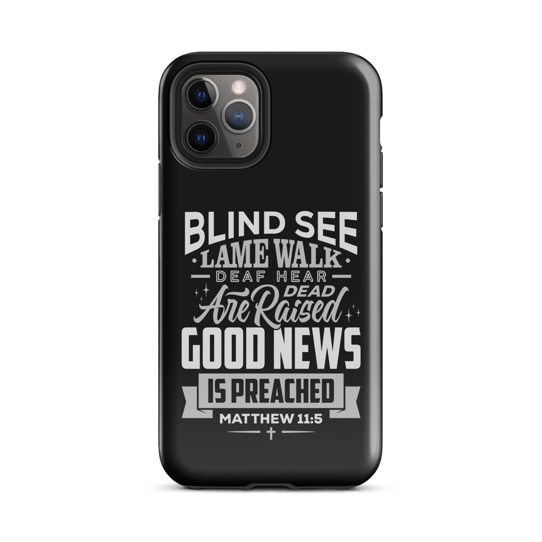 Christian Phone Case Go Tell John Black for iPhone® iPhone® Phone Cases Glossy iPhone 11 Pro 