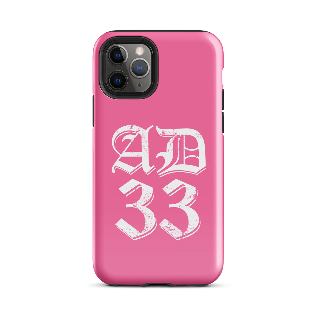 Christian Phone Case AD 33 Old English Pink for iPhone® iPhone® Phone Cases Glossy iPhone 11 Pro 