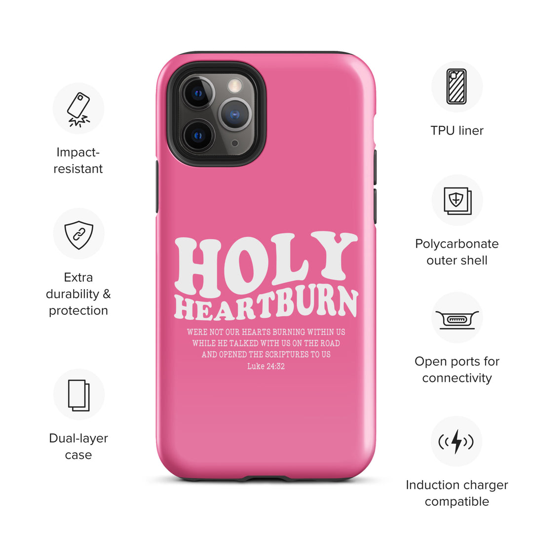 Christian Phone Case Holy Heartburn Pink  for iPhone® iPhone® Phone Cases   