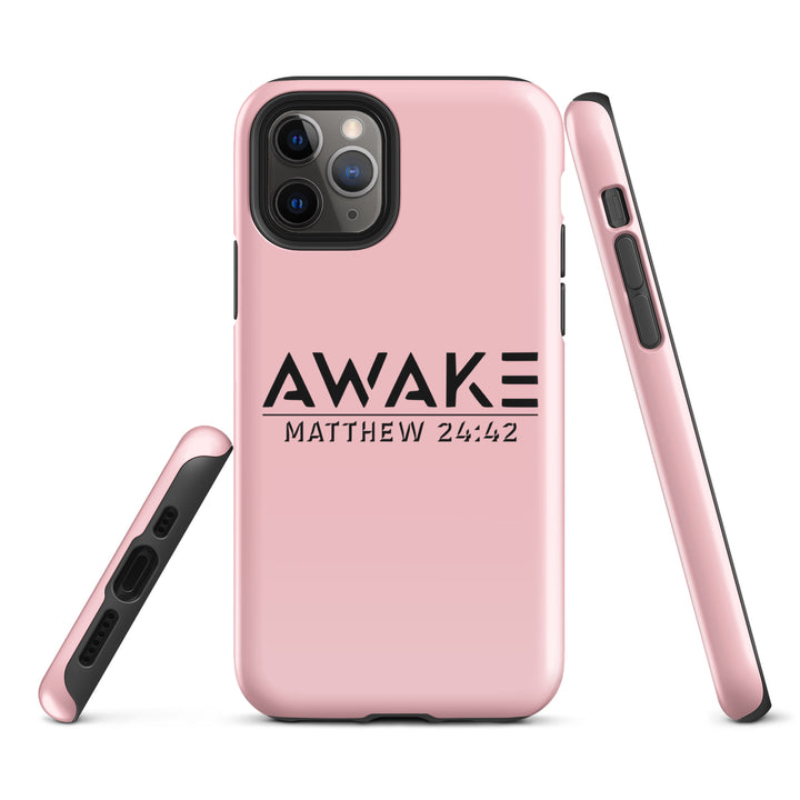 Christian Phone Case Awake Pink for iPhone® iPhone® Phone Cases   