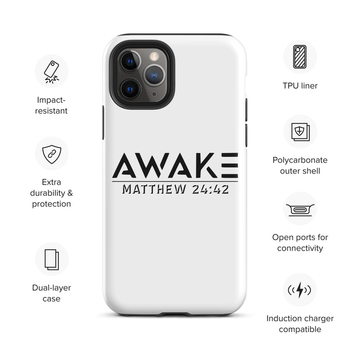 Christian Phone Case Awake White for iPhone® iPhone® Phone Cases   