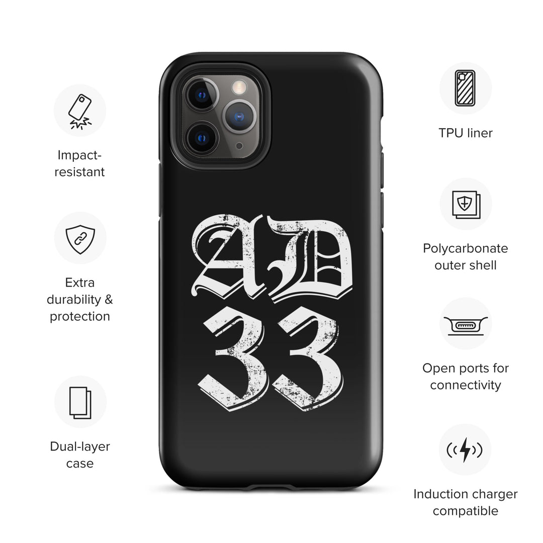 Christian Phone Case AD 33 Old English Black for iPhone® iPhone® Phone Cases   