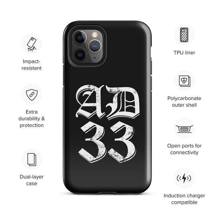 Christian Phone Case AD 33 Old English Black for iPhone® iPhone® Phone Cases   