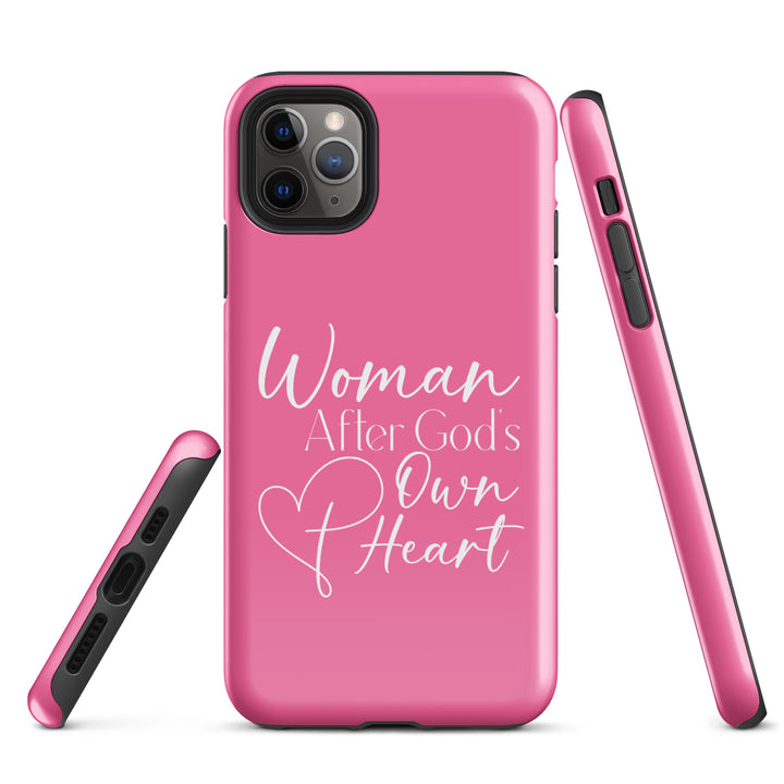 Christian Phone Case Woman After God's Heart Pink for iPhone® iPhone® Phone Cases   