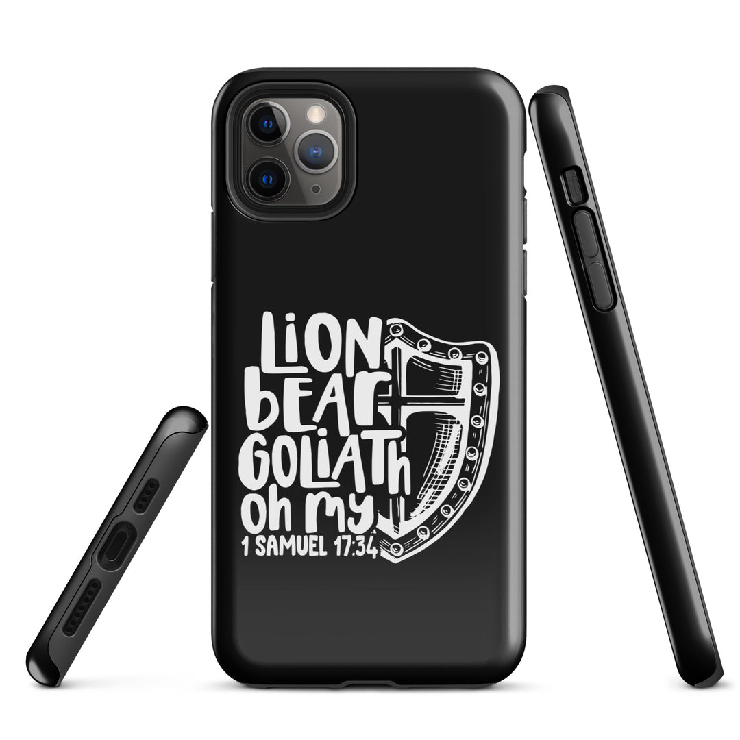 Christian Phone Case Lion Bear Goliath Oh My for iPhone® iPhone® Phone Cases   