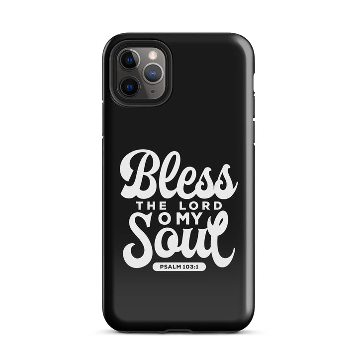 Christian Phone Case Bless The Lord Tough for iPhone® iPhone® Phone Cases Glossy iPhone 11 Pro Max 