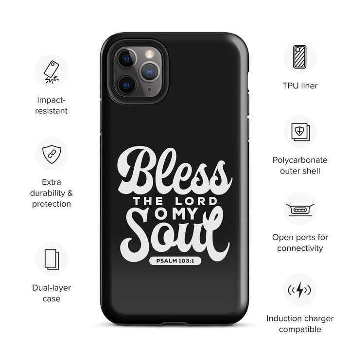 Christian Phone Case Bless The Lord Tough for iPhone® iPhone® Phone Cases   