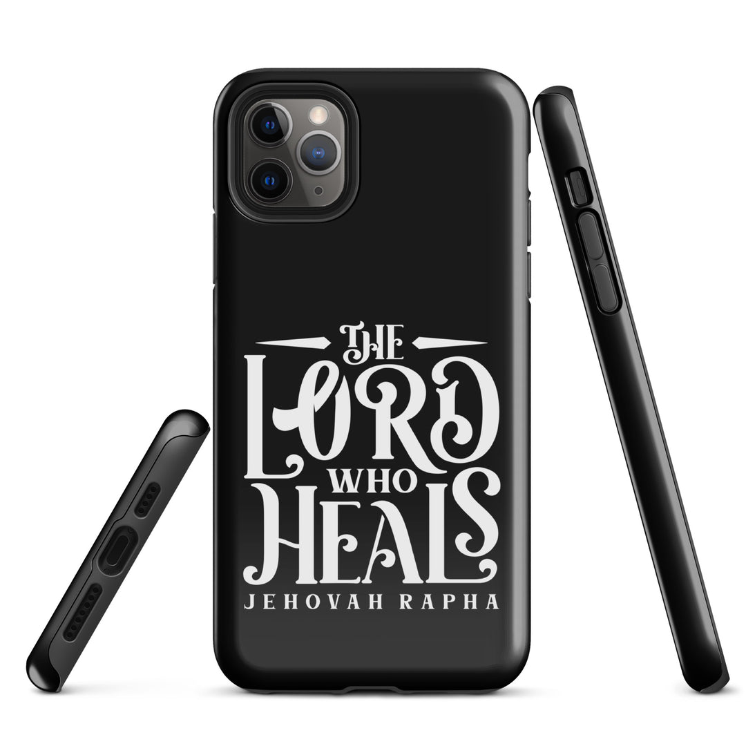 Christian Phone Case The Lord Who Heals Black for iPhone® iPhone® Phone Cases   