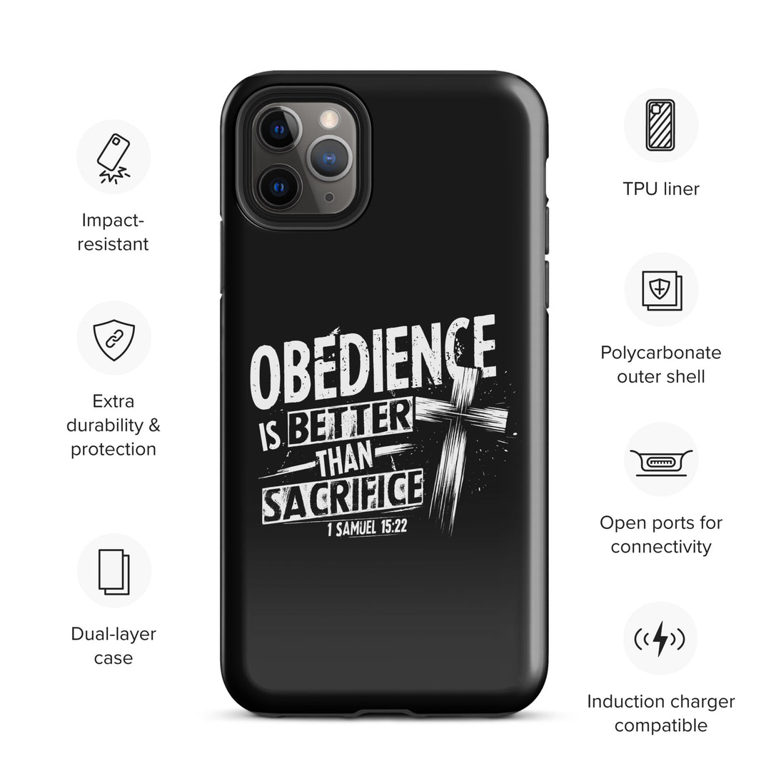 Christian Phone Case Obedience Is Better for iPhone® iPhone® Phone Cases   