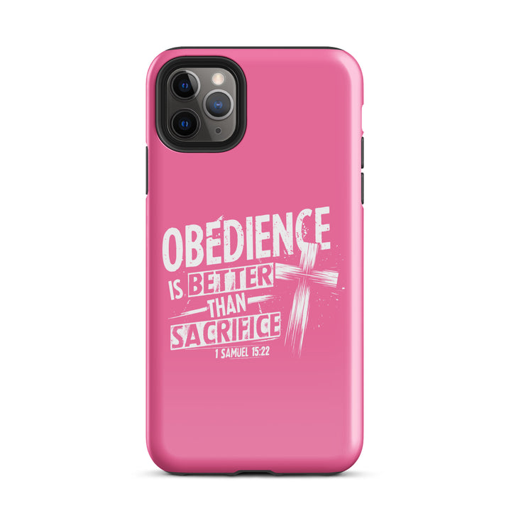 Christian Phone Case Obedience IS Better for iPhone® iPhone® Phone Cases Glossy iPhone 11 Pro Max 