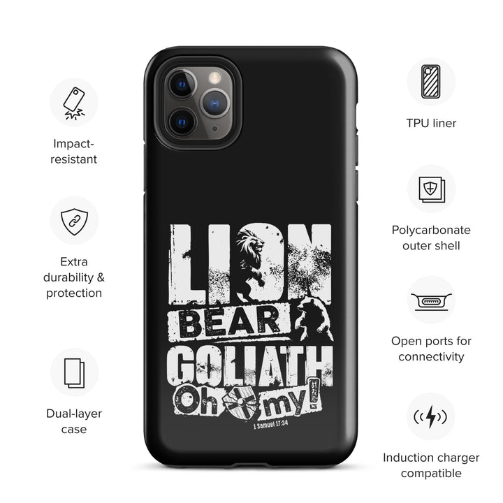 Christian Phone Case Lion Bear Goliath for iPhone® iPhone® Phone Cases   