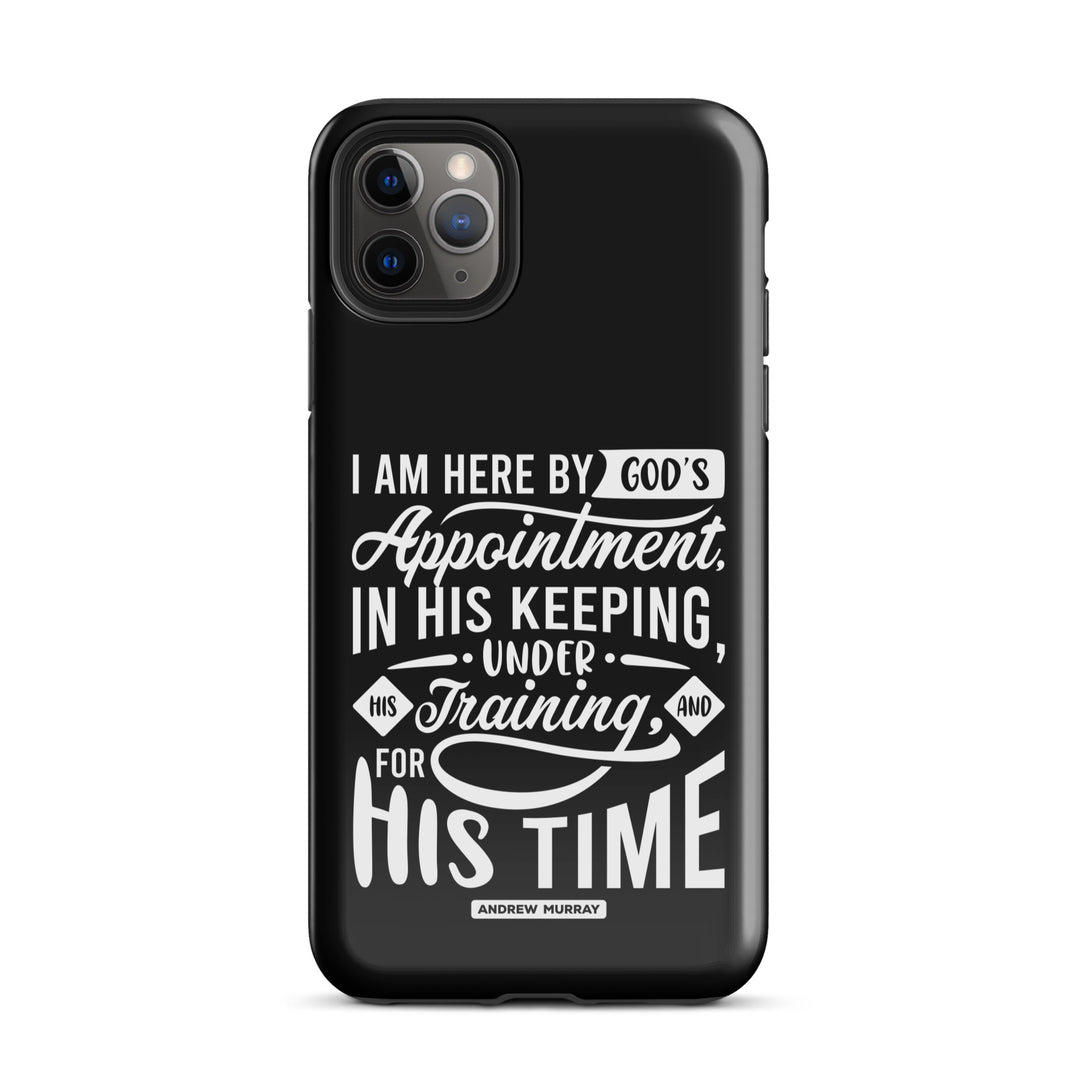 Christian Phone Case His Time Black for iPhone® iPhone® Phone Cases Glossy iPhone 11 Pro Max 