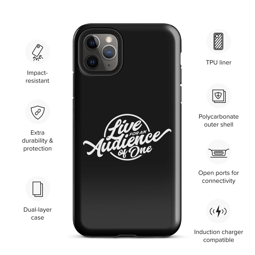 Christian Phone Case Audience of One Black for iPhone® iPhone® Phone Cases   