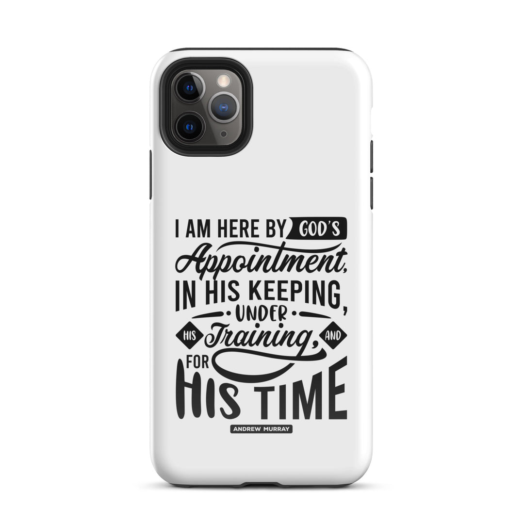 Christian Phone Case His Time White for iPhone® iPhone® Phone Cases Glossy iPhone 11 Pro Max 