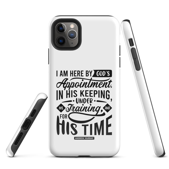 Christian Phone Case His Time White for iPhone® iPhone® Phone Cases   