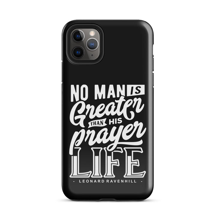 Christian Phone Case Prayer Life Black for iPhone® iPhone® Phone Cases Glossy iPhone 11 Pro Max 