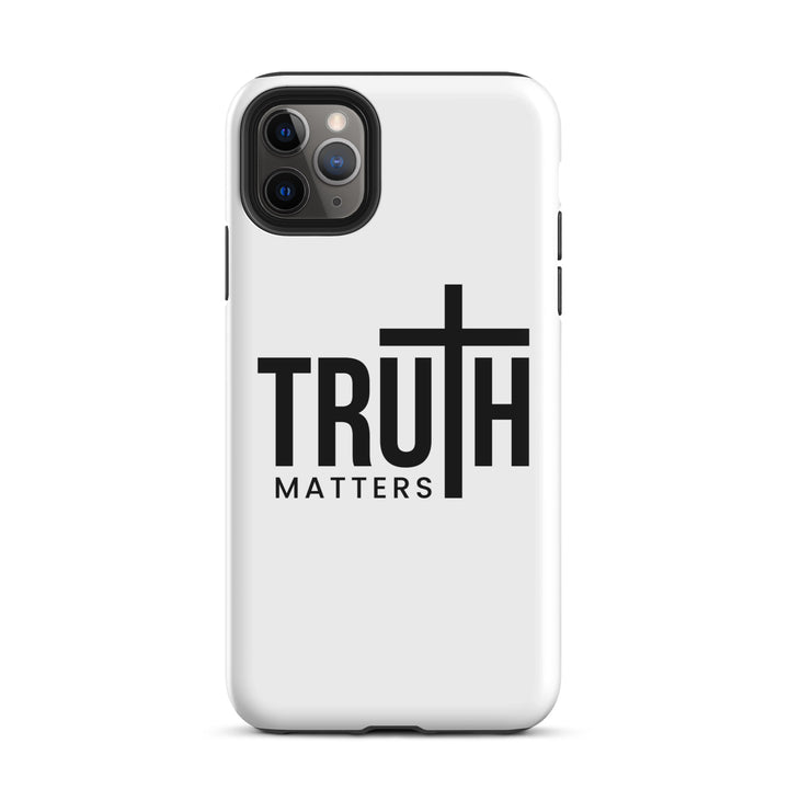 Christian Phone Case Truth Matters White for iPhone® iPhone® Phone Cases Glossy iPhone 11 Pro Max 