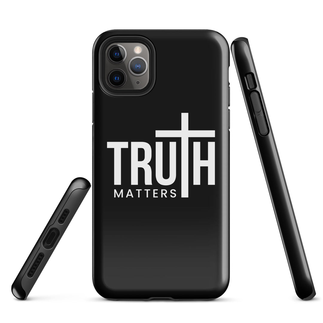 Christian Phone Case Truth Matters Black for iPhone® iPhone® Phone Cases   