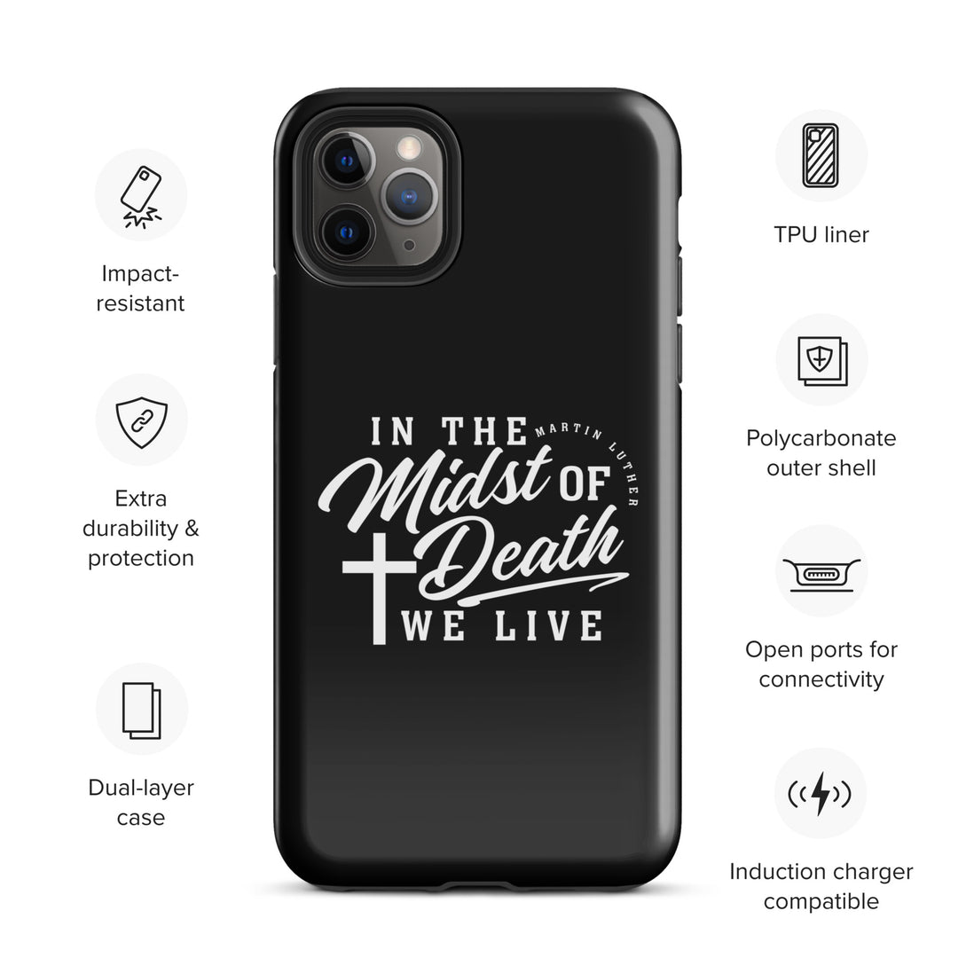 Christian Phone Case Midst of Death Black for iPhone® iPhone® Phone Cases   