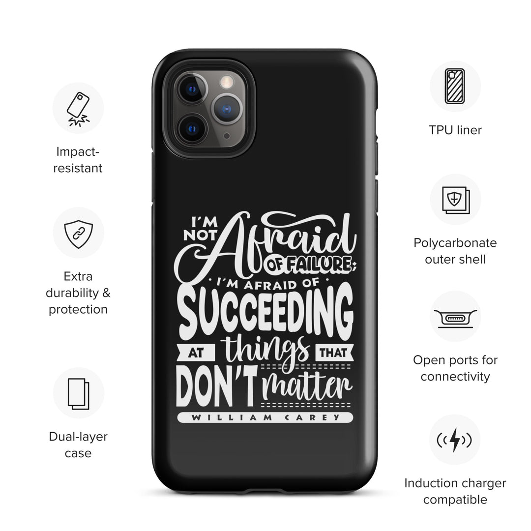 Christian Phone Case Things That Matter Black for iPhone® iPhone® Phone Cases   