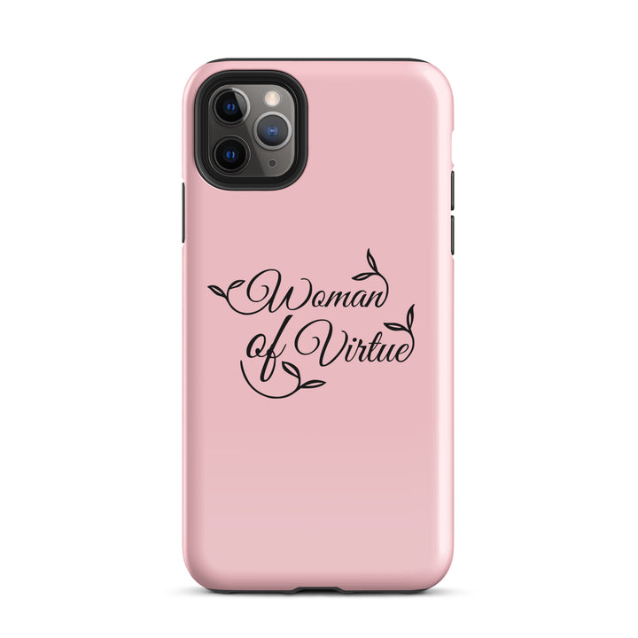 Christian Phone Case Woman of Virtue Pink for iPhone® iPhone® Phone Cases Glossy iPhone 11 Pro Max 