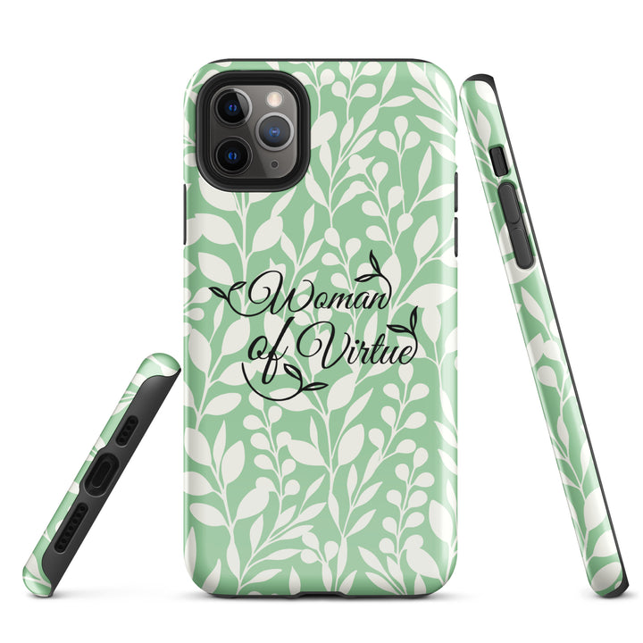 Christian Phone Case Woman of Virtue Green for iPhone® iPhone® Phone Cases   