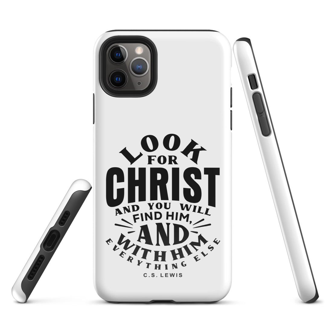 Christian Phone Case Look For Christ White for iPhone® iPhone® Phone Cases   