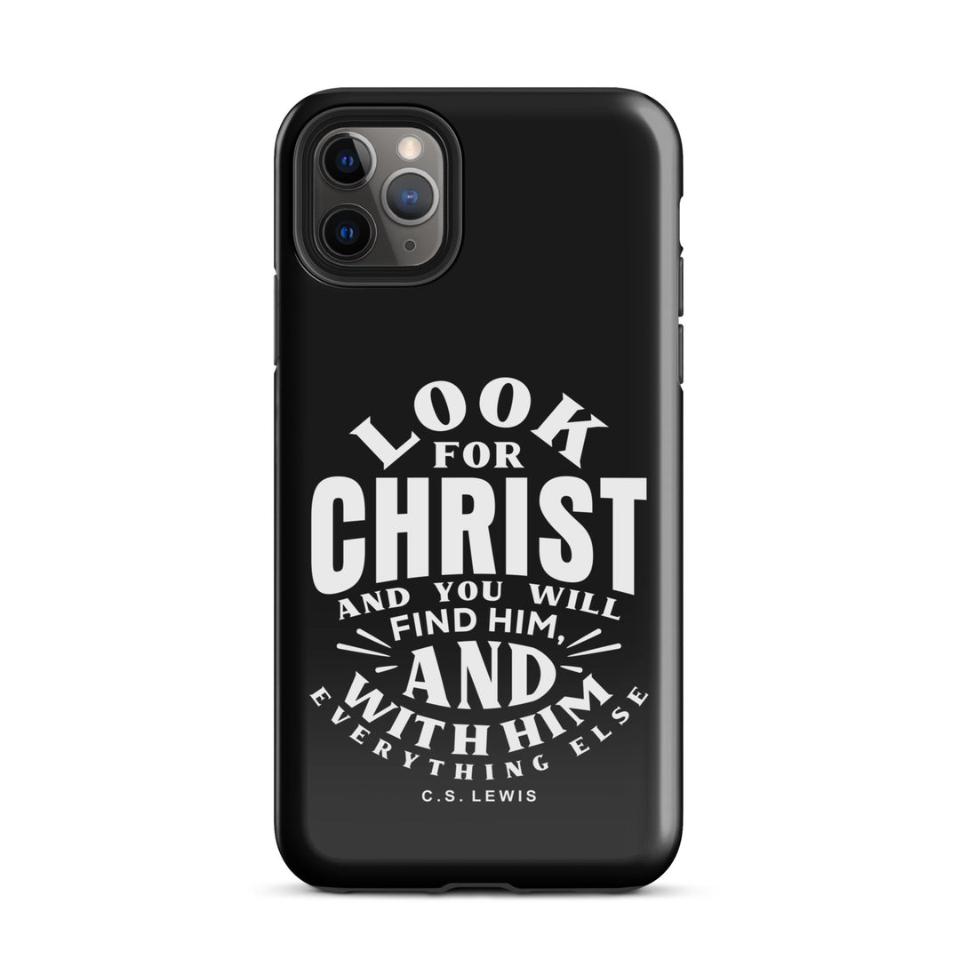 Christian Phone Case Look For Christ Black for iPhone® iPhone® Phone Cases Glossy iPhone 11 Pro Max 