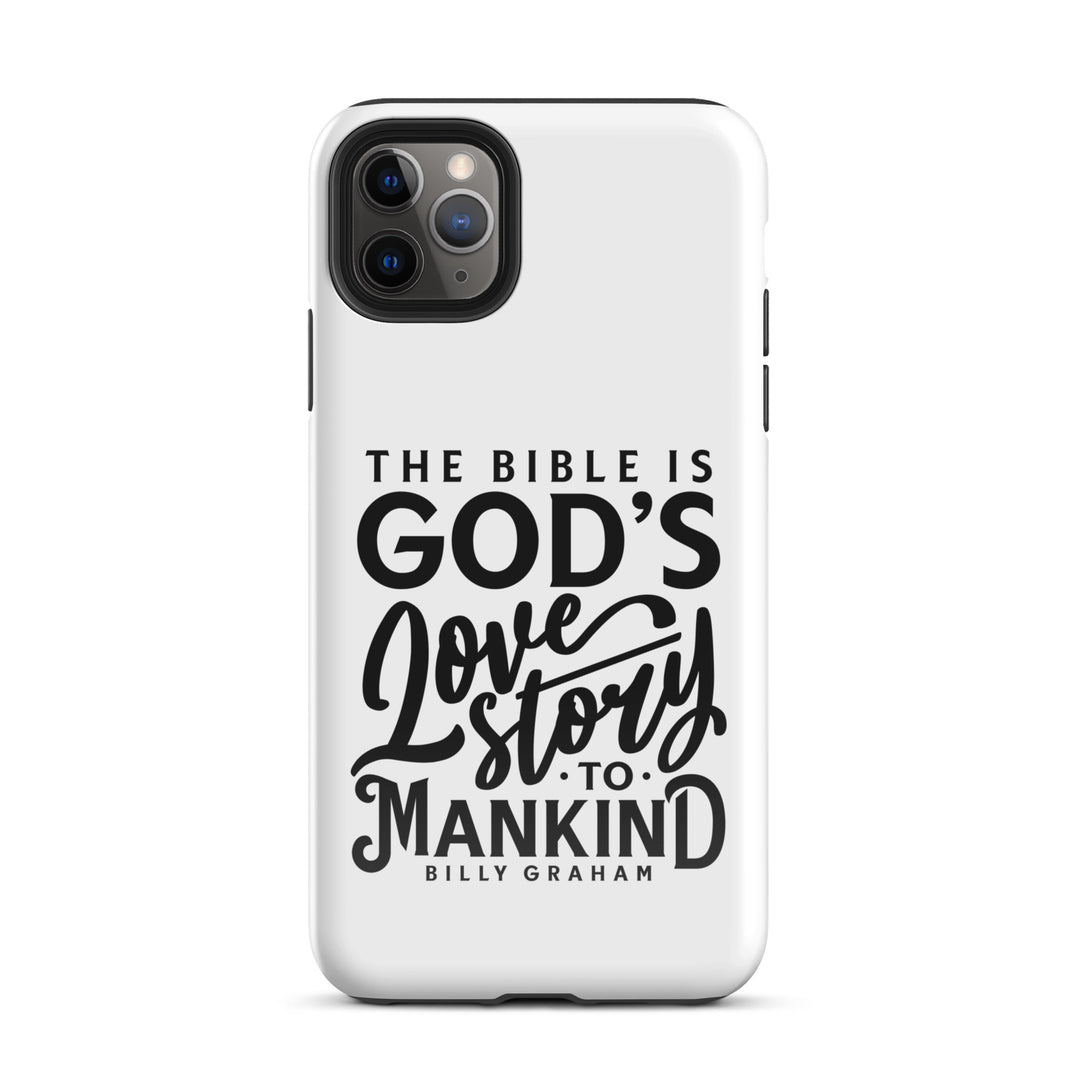 Christian Phone Case God's Love Story White for iPhone® iPhone® Phone Cases Glossy iPhone 11 Pro Max 