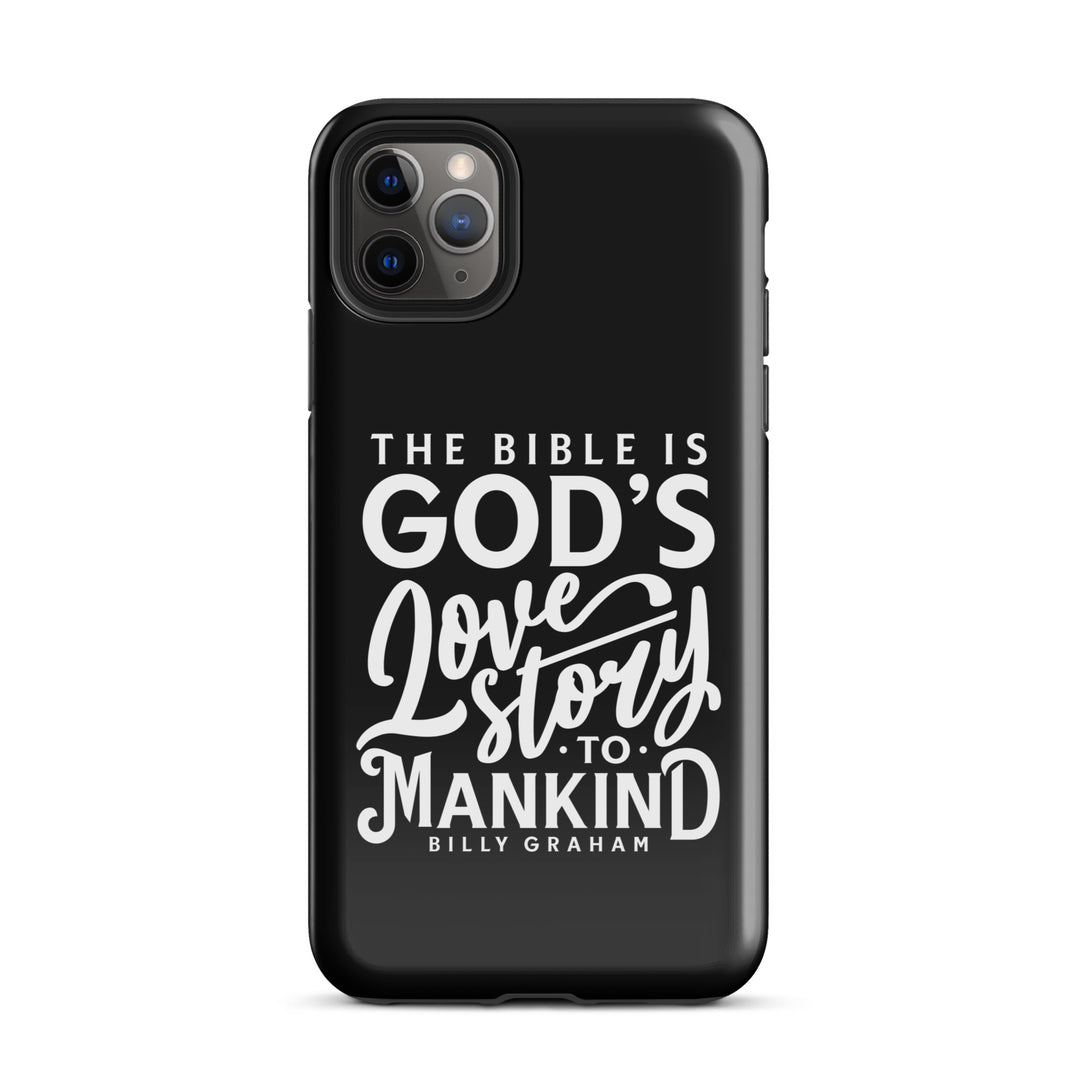 Christian Phone Case God's Love Story Black for iPhone® iPhone® Phone Cases Glossy iPhone 11 Pro Max 