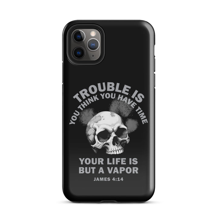 Christian Phone Case Life Is Vapor Black for iPhone® iPhone® Phone Cases Glossy iPhone 11 Pro Max 