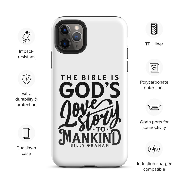 Christian Phone Case God's Love Story White for iPhone® iPhone® Phone Cases   