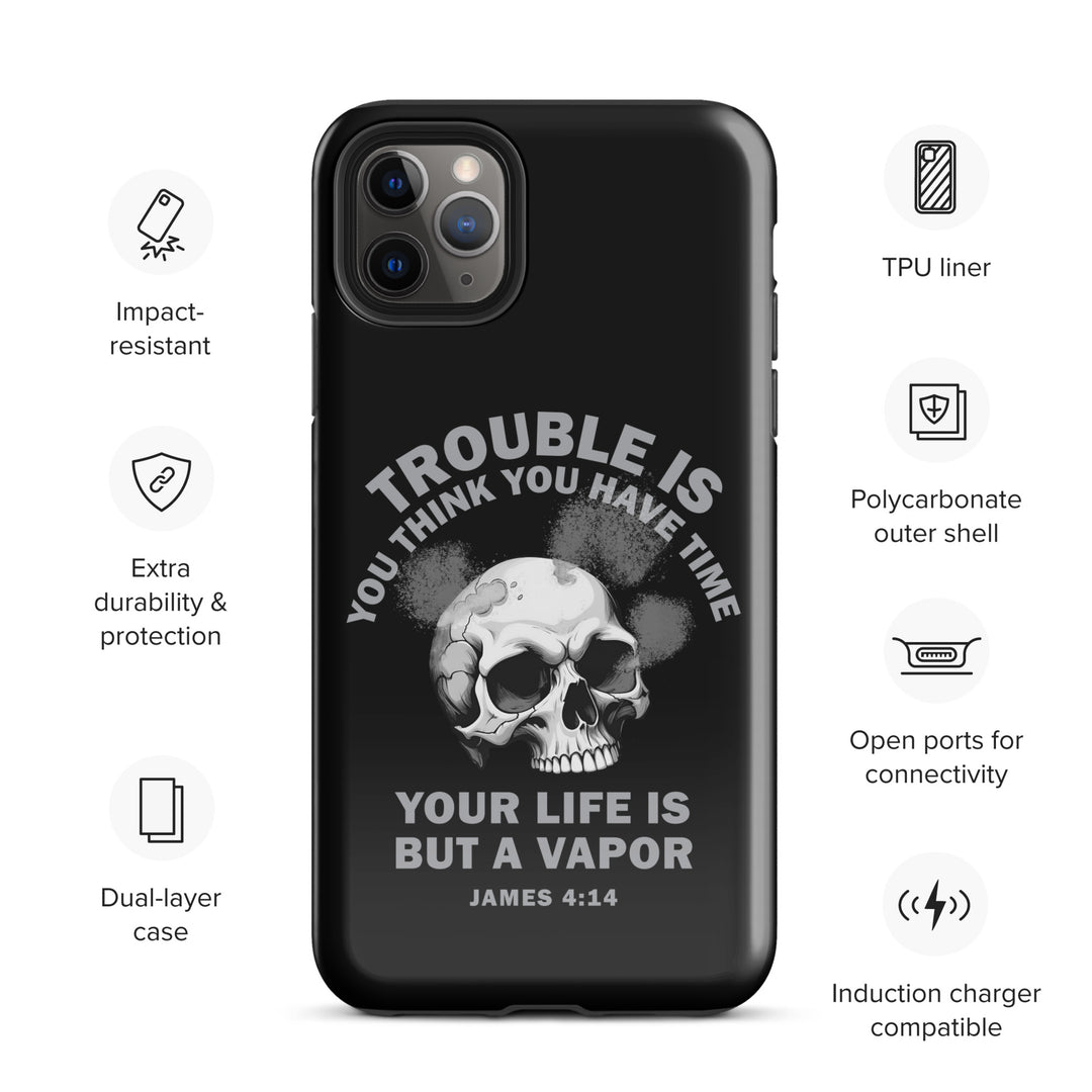 Christian Phone Case Life Is Vapor Black for iPhone® iPhone® Phone Cases   